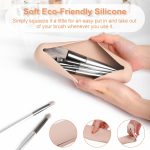 FERYES Travel Makeup Sponge Brush Holder, Soft Silicone Beauty Make Up Brush Blender Case Organizer for Travel - Image 5